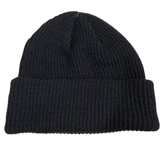 PacSun Black Knit Beanie One Size Warm & Stylish black color men/women new - Picture 7 of 7
